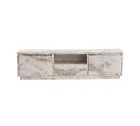 Meuble TV en bois ""Vanguard"" 160 x 30 x 42 cm - Marbre de Freesia