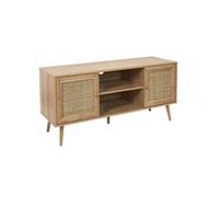 - Meuble TV en cannage et panneaux de particules - Bali