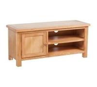 Meuble Tv 103 X 36 X 46 Cm Bois De Chêne Solide Brun