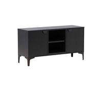Meuble TV 2 Portes "Piring" 120cm Noir