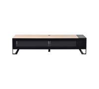 Meuble TV - Erard - Naga 2000 - Bois clair (Nordic) - Chargeur USB et Qi - 100 pouces max