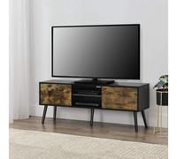 Meuble TV Eskilstuna Meuble TV 120x29.5x46.5cm noir et bois foncé