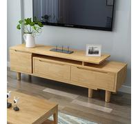Meuble TV Extensible avec Tiroirs, Console TV Moderne, Centre de Divertissement Réversible avec Étagères de Rangement pour Salon, Chambre a Coucher