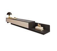 Meuble TV Extensible, Centre de Divertissement Moderne Console Multimédia TV Réversible avec Tiroirs pour Chambre a Coucher Salon