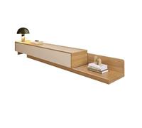 Meuble TV Extensible, Centre de Divertissement Moderne Console Multimédia TV Réversible avec Tiroirs pour Chambre a Coucher Salon