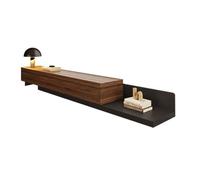 Meuble TV Extensible, Centre de Divertissement Moderne Console Multimédia TV Réversible avec Tiroirs pour Chambre a Coucher Salon