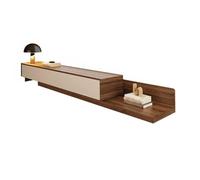 Meuble TV Extensible, Centre de Divertissement Moderne Console Multimédia TV Réversible avec Tiroirs pour Chambre a Coucher Salon
