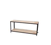 Toilinux - Meuble TV Factory avec 4 roulettes - Bois et noir - Factory Marron https://www.fnac.com/mp46011994/Toilinux-Meuble-TV-Factory-avec-4-roulettes-Bois-et-noir-Factory/w-4?oref=8ce5e8c6-5db4-7e79-a848-a29aa649351f