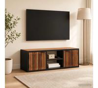 Meuble TV Fait Main 105 x 30 x 35 cm Bois de mangue massif vidaXL