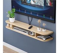 Meuble TV Flottant Étagère Mural - Meuble TV Suspendu - Meuble TV Mural, Étagères De Boîte De Télévision En Bois, Meuble De Télévision À Étagère Murale À Câbles Cachés Flottants ( Color : C , Size : 8