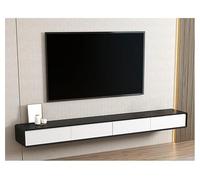 Meuble TV flottant moderne avec tiroirs de rangement, étagère TV murale pour centre de divertissement à domicile, marron, 180 x 30 x 23 cm