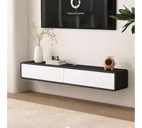 Meuble TV Flottant Moderne, Console Murale avec Portes, Rangement spacieux for Salon et Bureau(Color1,140cm)
