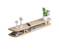Meuble TV flottant multifonctionnel pour salon et chambre à coucher - Armoire murale de grande capacité sans peinture avec rangement creux (laiton 152,4 x 50,8 cm)