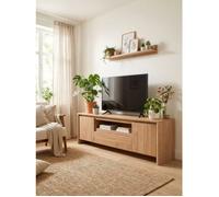 Meuble TV GENF - Chêne Jackson - 2 portes, 1 tiroir et 1 niche - 163,5 x 40 x 59 cm