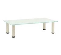 Meuble Tv Givré 60x35x17 Cm Verre Trempé - Vidaxl Gris