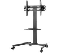 goobay Pied TV Roulant 37-70 Pouces Réglable en Hauteur Inclinable VESA 400x400 Jusqu'à 35 kg Gestion des Câbles - 59507