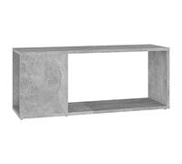 Meuble TV Gris béton 80x24x32 cm Aggloméré