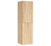Meuble TV - HELLOSHOP26 - Etagère murale - Chêne sonoma - 30,5 x 30 x 110 cm - 60 kg max