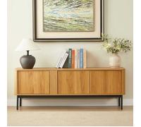 Meuble TV ICA effet chêne 150cm - Bois