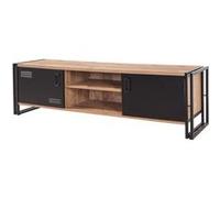 Concept Usine Meuble TV industriel SKARM 180 cm Marron