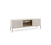 Meuble TV Laval - Panneaux de particules - Marron - 154 x 56 cm