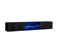 Meuble TV LED Design "Switch III" 180cm Noir