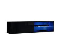 Meuble TV LED Design "Switch IV" 120cm Noir