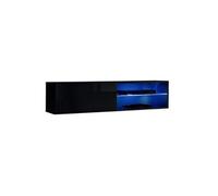 Meuble TV LED Design "Switch IV" 120cm Noir