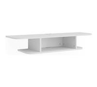 Vicco meuble tv Lorio, 105 x 18.2 cm compartiments ouverts, Blanc