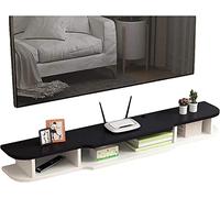 Meuble TV, Lowboard TV, Étagères Flottantes, Étagère De Meuble TV Flottant Moderne, Console Média Murale, 120/140/160Cm, Support De Décodeur Mural À Fond Suspendu./120Cm D/D Family