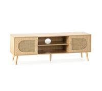 Meuble Tv Luna 2 portes couleur Chêne