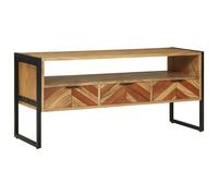 Vidaxl Meuble Tv 100x35x50 Cm Bois Massif D'acacia