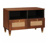 Meuble TV Marron 70 x 33,5 x 46 cm Bois de mangue massif vidaXL