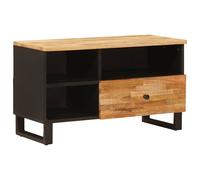 Meuble TV Marron 80 x 33 x 46 cm Bois de mangue massif vidaXL
