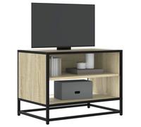 Meuble TV/Meuble HIFI - CLOUD - chêne sonoma - 61x40x46 cm - bois d'ingénierie et métal S47