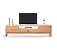 Meuble TV Meuble TV moderne Centre de divertissement avec tiroirs et étagères ouvertes pour bureau à domicile Meuble TV pour téléviseurs jusqu'à 70" Support TV (B,180 * 35 * 45cm)
