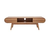 Meuble TV - MILIBOO - BALTIK - L150 cm - 2 tiroirs - Contreplaqué & pieds frêne