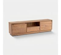 Meuble TV mobile avec 3 portes rabattables 160x29cm Vanguard