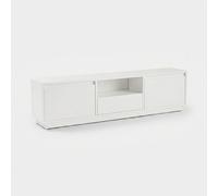 Meuble TV mobile avec 3 portes rabattables 160x29cm Vanguard