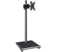 Meuble TV mobile avec roulettes verrouillables - Hauteur réglable - Chariot roulant pour écrans de 14 à 32" - Bras de moniteur pour une mobilité et une stabilité faciles, parfait pour la maison ou le