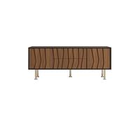 Meuble TV Moderne 150cm Centre de Loisirs Campagne en Bois pour Salon, Meuble de Rangement au Sol Domestique pour Hôtels & Locations Saisonnières Armoires de Rangement(150x40x60cm)