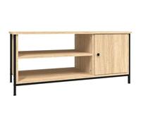 Meuble TV Moderne avec Rangement Pratique 100 x 40 x 45 cm en Bois d'ingénierie chêne Sonoma 02_0048527