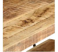 Meuble TV - MOTHINESSTO - Modèle lY5387 - Bois de manguier massif - 2 étagères - Finition laquée