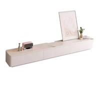 Meuble TV multifonction en bois massif léger de luxe au sol Refuser la poussière Convient à une large gamme de téléviseurs (180 x 30 x 30 cm)