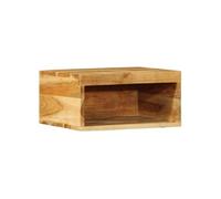 Meuble TV mural 40x30x19 cm bois massif d acacia