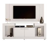 Meuble TV Mural 55 Pouces Blanc - Caemmum - Meubles d appoint - SEJOUR