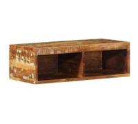 VidaXL Meuble TV mural 60x30x19 cm bois massif de récupération Marron