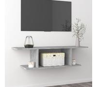 Meuble TV mural Gris béton 103x30x26,5 cm806984