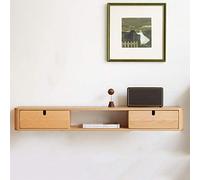 Meuble TV Mural avec tiroir Etagère Murale Etagère Flottante Meuble Mural Suspendu Set-Top Box routeur CD DVD Etagère de Rangement Console TV Meuble TV Etagère TV Présentoir déco Etagères ou