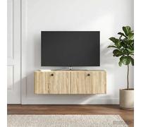 Meuble TV mural Bois d'ingénierie Armoire Murale Rangement moderne vidaXL vidaXL